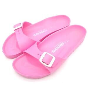 Birkenstock (Womens US 6 EU 37) Madrid‎ Eva Pink Slip On Slides Sandals Strap